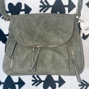 Olive green purse VR NYC